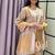 grey color cording embroidery and mirror work tissue lace border