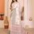 Soft linen cotton printed saree
with cotton tassles on pallu 
matching blouse