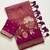 Magenta Color Designer Pallu With Shine Elegant Tassel Fumka Hand Made Khaddi Crepe Georgette Saree