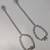 White Stone & Agate Stone Silver-Plated Haath Phool (Hath Panja)