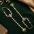Pista stone & agate stone haath phool (hath panja), antique gold plated