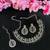 Black designer premium festive wear necklace set