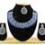 Blue designer premium festive wear necklace set