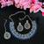 Blue designer premium festive wear necklace set