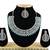 Turquoise designer premium festive wear necklace set