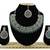 Green designer premium festive wear necklace set