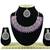 Purple designer premium festive wear necklace set
