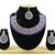 Purple designer premium festive wear necklace set