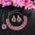 Red designer premium festive wear necklace set