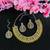 Yellow designer premium festive wear necklace set