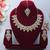 Gold designer premium festive wear necklace set