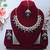 Blue designer premium festive wear necklace set