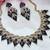 Blue designer premium festive wear necklace set