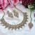 Pink designer premium festive wear necklace set