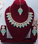 Multicolor designer premium festive wear necklace set