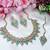 Multicolor designer premium festive wear necklace set