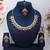 Purple designer premium festive wear necklace set
