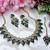 Turquoise designer premium festive wear necklace set