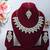 White designer premium festive wear necklace set