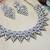 White designer premium festive wear necklace set