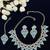 Turquoise designer premium festive wear necklace set