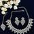 Grey designer premium festive wear necklace set