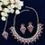 Maroon designer premium festive wear necklace set