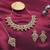 Grey designer premium festive wear necklace set