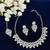 White designer premium festive wear necklace set