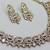 Gold designer premium festive wear necklace set