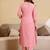Women Floral Embroidered Straight Kurta with Trousers & Dupatta