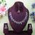 Blue designer premium festive wear necklace set