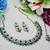 Turquoise designer premium festive wear necklace set