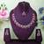 Pink designer premium festive wear necklace set