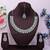 White designer premium festive wear necklace set