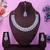 Purple designer premium festive wear necklace set
