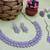Purple designer premium festive wear necklace set