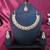 Grey designer premium festive wear necklace set
