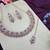 Grey designer premium festive wear necklace set