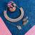 Pink designer premium festive wear necklace set