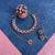 Purple designer premium festive wear necklace set