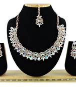 Multicolor designer premium festive wear necklace set