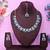 Blue designer premium festive wear necklace set