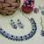 Turquoise designer premium festive wear necklace set