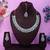 White designer premium festive wear necklace set