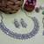 White designer premium festive wear necklace set
