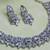 White designer premium festive wear necklace set