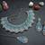 Turquoise designer premium festive wear necklace set