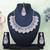 Purple designer premium festive wear necklace set