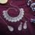 Purple designer premium festive wear necklace set